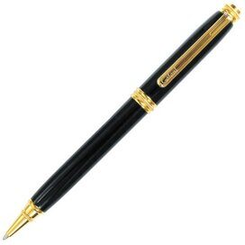 Ручка подарочная шариковая GALANT 'Black', корпус черный, золотистые детали, пишущий узел 0,7 мм, си