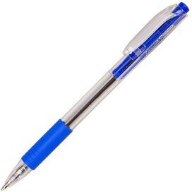 Ручка шариковая автоматическая Luxor 'Sprint' синяя, 1,0мм, грип