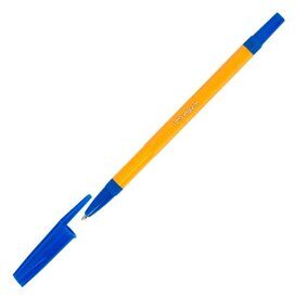 Ручка шариковая OfficeSpace '907 Orange' синяя, 1,0мм, желтый корпус