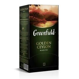 Чай Greenfield Golden Ceylon черный фольгир.25пак/уп