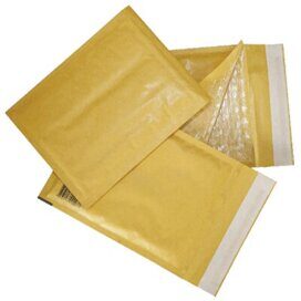 Конверт-пакеты с прослойкой из пузырчатой пленки (170х225 мм), крафт-бумага, отрывная полоса, КОМПЛЕ