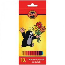 Карандаши цветные KOH-I-NOOR 'Крот', 12 цветов, грифель 3,2 мм, заточенные, европодвес, 3652012026KS